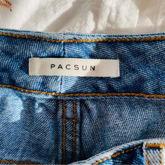 PacSun Mom Short Denim Shorts Blue Sz 29 - Picture 6 of 8